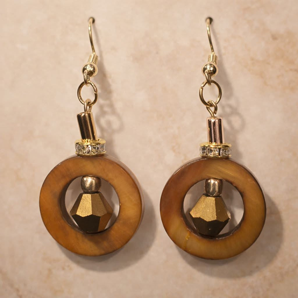 Circle Drop Earrings