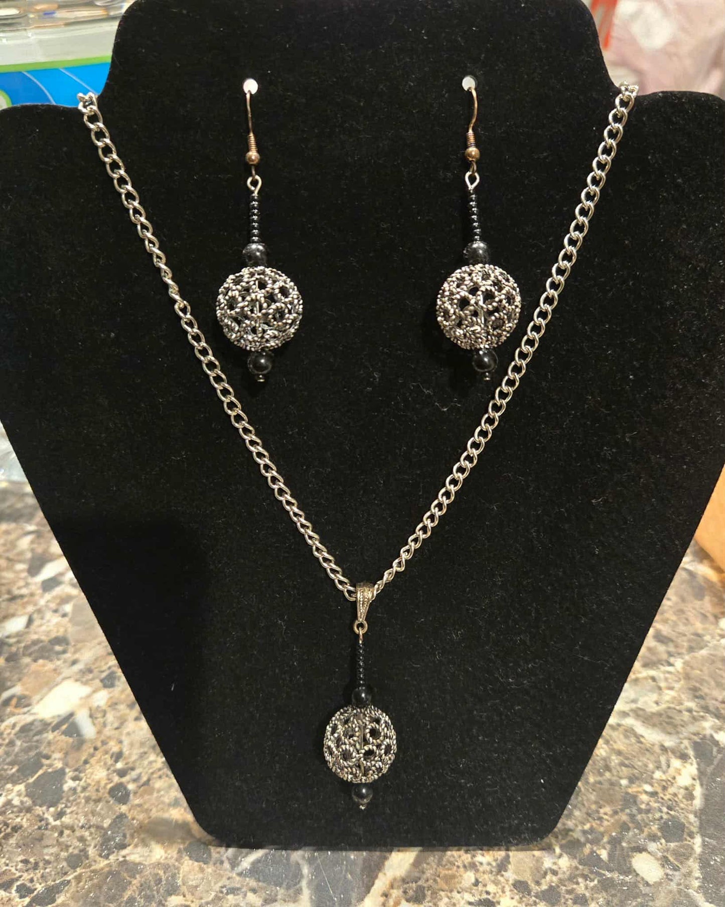 Boho Elegance Necklace and Earring Set