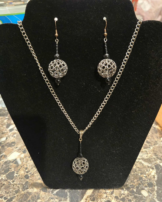 Boho Elegance Necklace and Earring Set